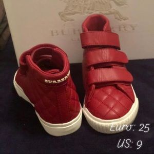 Authentic Burberry Toddler Shoes